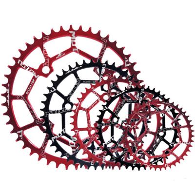 China Mountain Bikes Around Wide104BCD 40/42/44/46/48/50/52T Bicycle Chainring Narrow Sprocket For Mountain MTB for sale