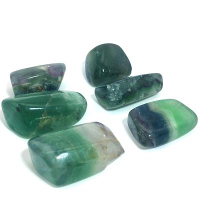 China Wholesale Natural Europe Crystal Hand Pieces Stones Rainbow Fluorite Palm For Relax for sale