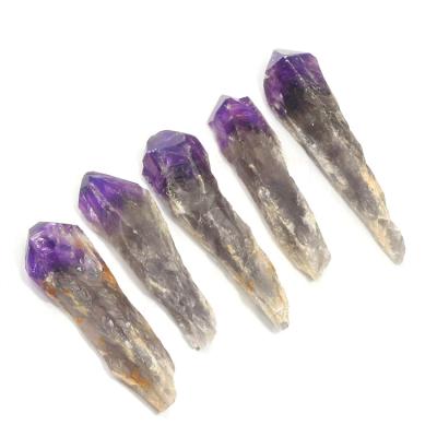 China Hot Selling Europe Top Grade Natural Crystal Stones Raw Scepter Decorations Amethyst Home Tower for sale