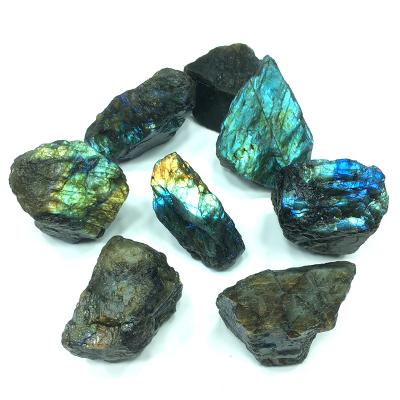 China Wholesale High Grade Natural Crystal Decoration Europe Stones Labradorite Labradorite Raw Stone for Healing for sale