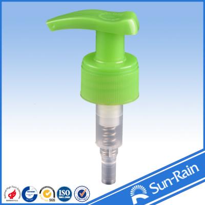 China La bomba plástica del dispensador del jabón de la botella verde remata solamente, bomba de mano del jabón en venta