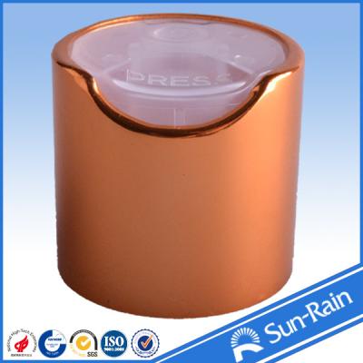 China Multi color Cosmetic Plastic Bottle Cap , Non spill plastic jar caps for sale