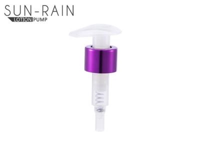 China High viscosity liquid lotion dispenser pump ribbed / smooth / aluminum 2.0cc SR-310 for sale