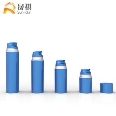 China Luftloser runder weißer Behälter der Flasche 50ml 100ml 150ml 200ml der Kosmetik pp. zu verkaufen