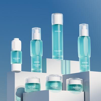 China Logo-Druck verfügbar Glas Kosmetik Flasche Set Körperpflege Hautpflege Creme Glas Flasche 30ml Tropffflasche zu verkaufen