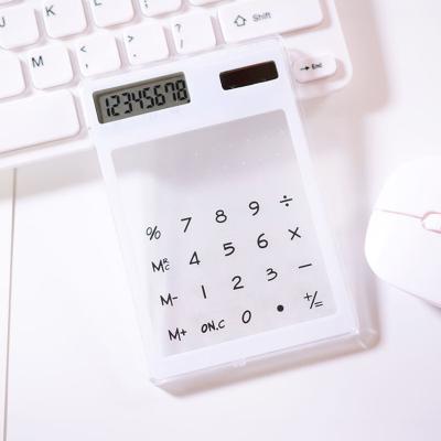 China Solar Digit 8, Hot Selling Silicone General Purpose Calculator Ultrathin Calculators for sale