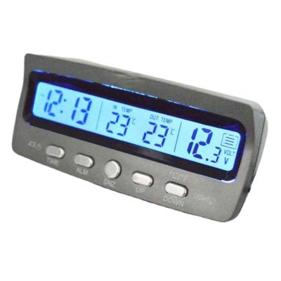 China Calendars Calendar Clock Car Inside and Thermometer Car Outside Voltmeter for sale