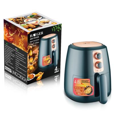 China HG-5282 Hot Sale 4.8L 1350W Household Automatic Nonstick Air Fryer Healthy Oil Free Cooking Air Fryer for sale