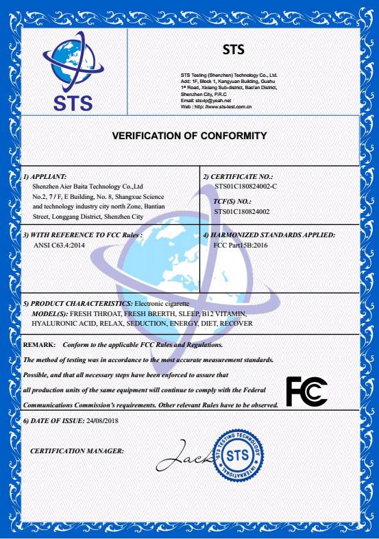 FCC - Shenzhen Aierbaita Technology Co., Ltd.