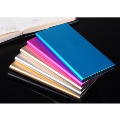 China 20000mah Portable Ultrathin Aluminum Power Bank Support Slim Fast Charging for sale