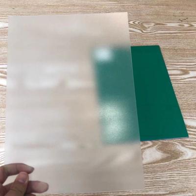 China Printing And Packaging Rigid Transparent Plastic Frosted Sheet 0.5mm Thick 0.3mm PVC For Printing for sale