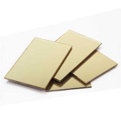 China Non-toxic Professional Advertising Acrylic Gold Mirror Foil Supplier for sale