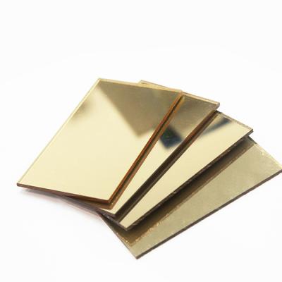 China Non-Toxic High Quality Clear Acrylic Mirror Sheet Gold Board Acrylic Dry Erase Board for sale