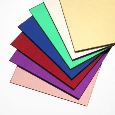 China Non-toxic Wholesale Plastic Mirror Sheet Acrylic PS Board For Social Distancing for sale