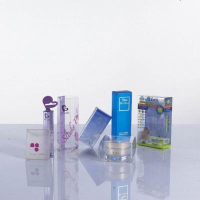 China plastic clear box for cosmetic packaging in customized size whosle in China for sale