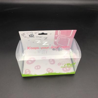 China plastic clear  clear PVC packaging boxes  printing boxes in customized size box wholesale from China for sale