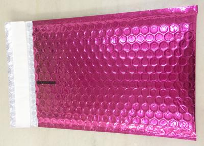 China Aluminium Bubble Envelope packaging bags metallic mailing envelope express  glossy bag manufacture for sale