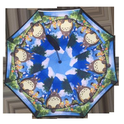 China Umbrellla kazbrella design magicbrella c handle folding decorative umbrella for sale