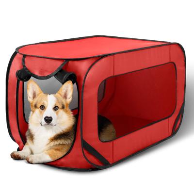 China Large Breathable Portable Dog Bed 36in - Noise Dog Kennel , Indoor Outdoor Crate For Pets for sale