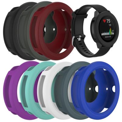 China Silicone Rubber Case Cover Protect Shell For Garmin Vivoactive 3 Protector Colorful Smart Watch Protective Shell Case Cover for sale