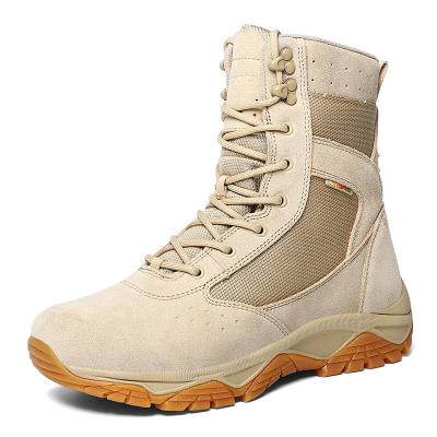 China Fashion Trend OEM Trendy Leather Non-Slip Durable Breathable Unisex Women Men's Sport Trekking Boots Waterproof Hiking Shoes for Men for sale