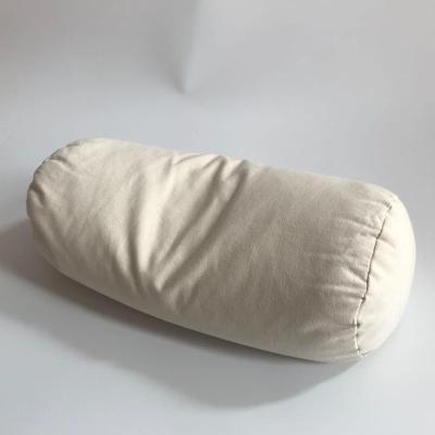 China Inflatable Organic Bolster Pillow Buckwheat Hull Filling Pillow for sale