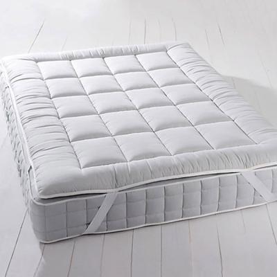 China Bed Foam Queen Mattress Hypoallergenic Comfortable Microfiber Fabric Quilted Fitted Mattress Pad for sale