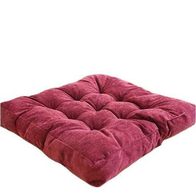 China Memory Wholesale Customized Square Floor Cushion Premium Chair Seat Cushion for sale