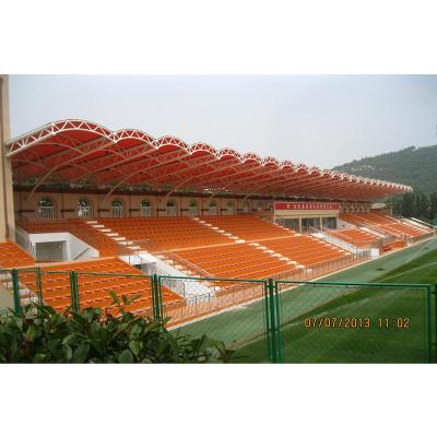 China Prefabricated light steel steel structure stadium roof truss system for basketball/badminton/tennis steel structure/sports arena modern design for sale