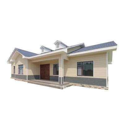 China 2 Bedroom Steel Fabricated Villa Low Cost Quickly Build Light Steel Steel Structure Prefab House Villa For Living for sale