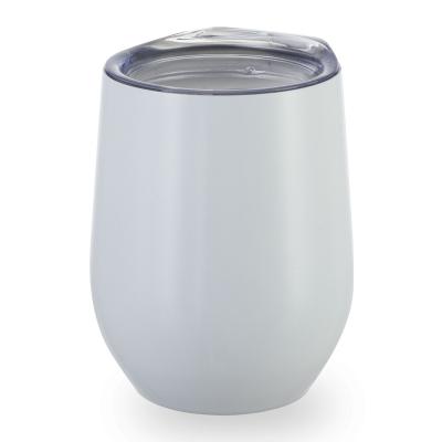 China Sustainable Wholesale Custom 12oz Vacuum Double Wall Stainless Steel Sip Egg Wine Tumbler for sale