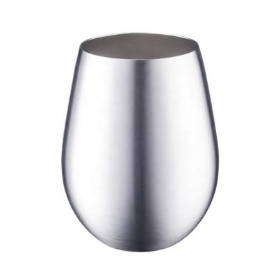 China Sustainable Stainless Steel Wine Tumbler 19oz Double Wall Wine Egg Vacuum Insulated Mug With Lid Whosale for sale