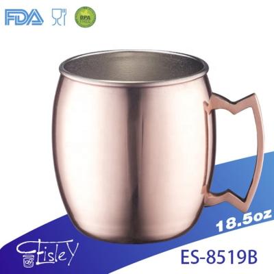 China Sustainable Double Wall Stainless Steel Beer Mugs Vintage Beer Mugs Coffee Mug Milk Mug Hot Mug for sale