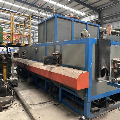 China Manufacturing Plant China Factory Aluminium Rod Billet Heating Furnace With Hot Shear for sale