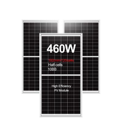 China Solar Power System Amosolar 48 Volt High Efficiency 450 Watt Monocrystalline Silicon Solar Panels With Competitive Price for sale