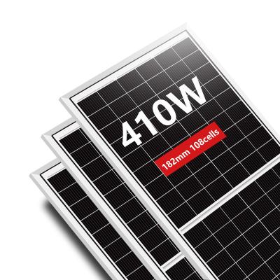 China Solar Power System Amosolar Mono 182mm 108cells 380Watt 390Watt 400Watt 410Watt Residential Solar Panel With CE TUV for sale