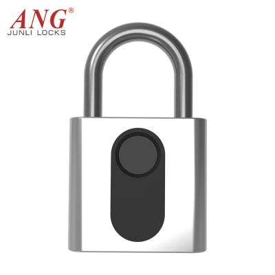 China High Security Durable Professional Waterproof Manufacturer IP66 Electronic Fingerprint Zinc Alloy Smart Padlock for sale