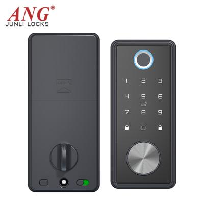 China Durable High Hot Sale Fingerprint Code Smart Power Door Mechanical Key Type-C Digital Security Lock for sale