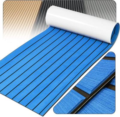 China UV Resistant Ocean Sport Customized EVA Foam Faux Teak Sheet Marine Flooring Boat Yacht Decking Mat for sale