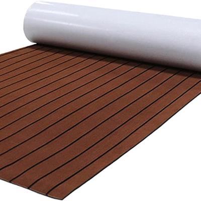 China New Ocean UV Resistant Sports Design Faux Teak Sheet Marine Flooring Boat Yacht Decking Mat for sale