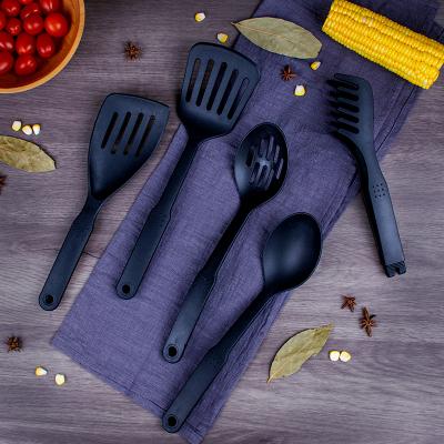 China Sustainable Family Sustainable Kitchen Tools Reusable Food Grade TPR Nylon Multifunctional Handle Kitchenware Utensil Custom Simple Set for sale