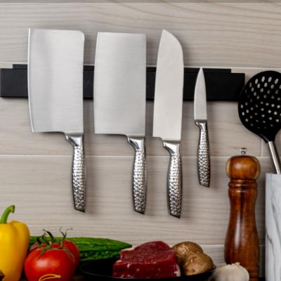 China Wholesale Viable 5 PCS Kitchen Cooking Meat Cutter Chef Knives S/S 430 Handle Stainless Steel Kitchen Knife Set for sale