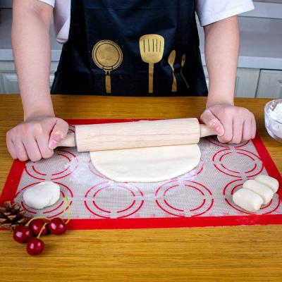 China Silicone Viable Viable Mats With Measurements 42*29.5cm Non-stick Baking Mat Dough Rolling Mat for sale