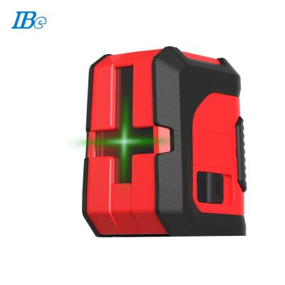 China Multifunctional Cross Line Beam 360 Square Green Laser Level 2 Line Manual Indoor Automatic Self-Leveling Rotary Laser Level 70.4*62.1*90.5mm for sale