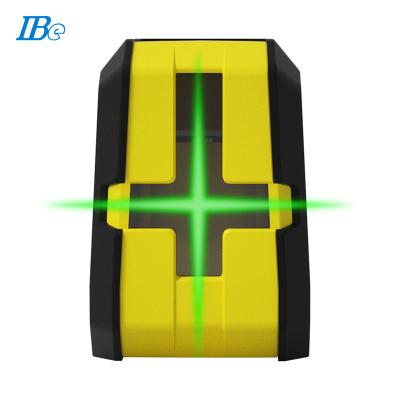 China Mini 2 Line Green Laser Levels Green Line Laser Mini Outdoor Construction Manual 360 Rotation Beam Level 70x62x89.3mm for sale