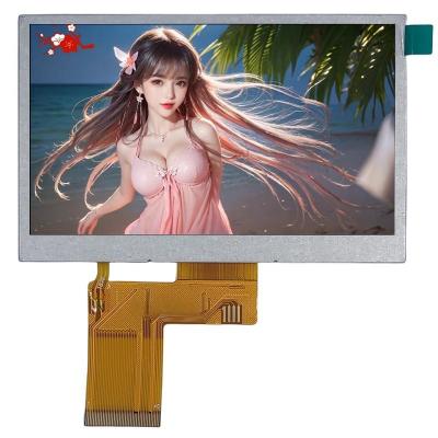 China 4.3 pulgadas Pantalla LCD 480x272 Resolución MCU Pantalla LCD 300 Brillo en venta