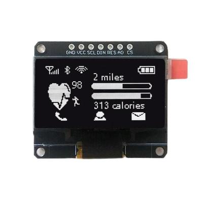 China 1.3 Inch OLED Display Module 350 Cd/M2 SSD1306 OLED Display 7 Pin Spi Interface for sale