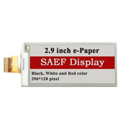 China 2.9 Inch E Paper Module Durable Sunlight Readable Screen 128x296 SPI interface for sale