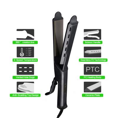 China New Popular Flat Iron Hair Straightening Styling Tools LCD Display Professional Hair Straightener for sale