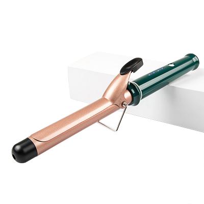 China New Arrival Hair Curler LED Display Hair Curling Iron Ceramic Hair Curler With Clip for sale